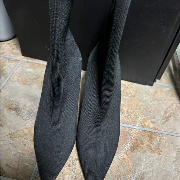 Black fabric sock boots - Picture 3 of 3